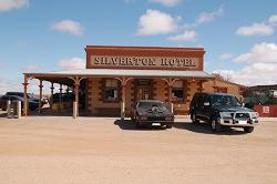 Mad Max's replica vehicle at the Silverton Pub