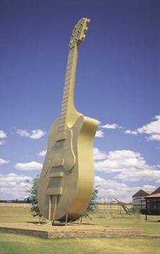 Tamworth's famouse Golden Guitar